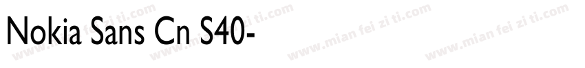 Nokia Sans Cn S40字体转换